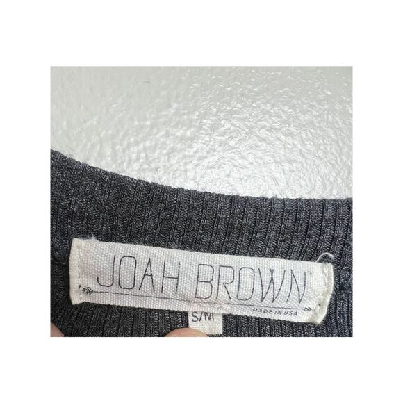 Joah Brown Asymmetrical Dress in Charcoal Gray - Picture 4 of 6